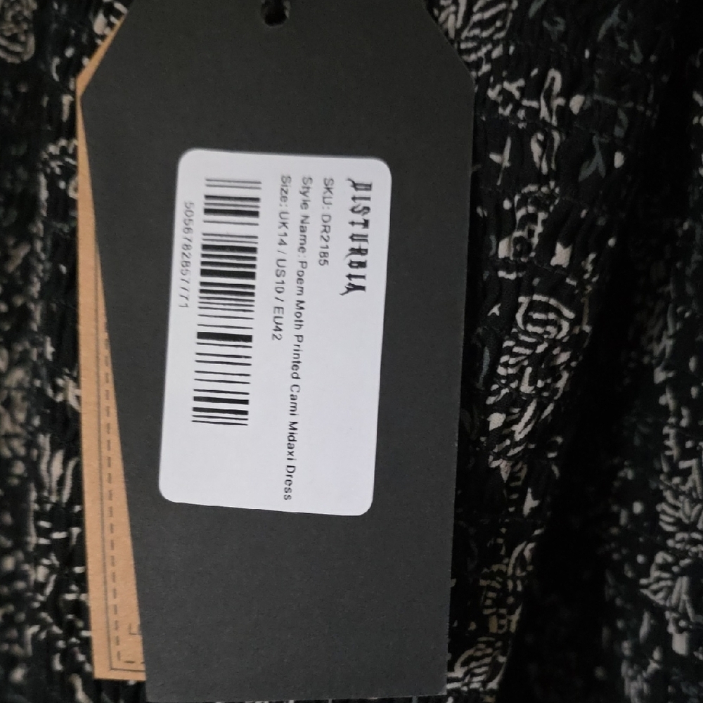 Disturbia Moth Pattern Maxi Dress NWT - Picture 8 of 13